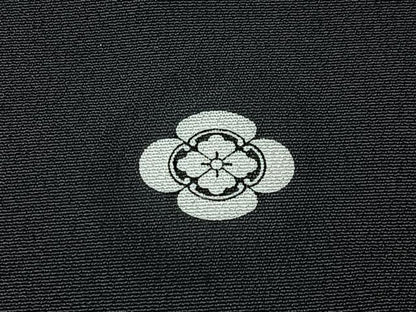 平和屋着物■豪華黒留袖　松竹梅　飛鶴扇面文　金彩　正絹　逸品　BAAX6312hj