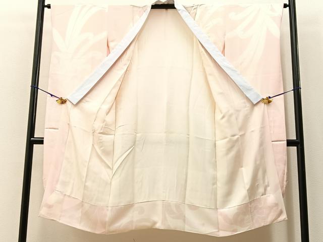 平和屋着物■振袖用長襦袢　袷　乱菊地紋　暈し染め　正絹　逸品　BAAX6330hj