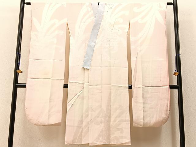 平和屋着物■振袖用長襦袢　袷　乱菊地紋　暈し染め　正絹　逸品　BAAX6330hj