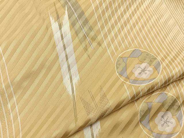 平和屋着物■長襦袢　無双仕立て　矢羽根手毬文　正絹　逸品　BAAX6341hj