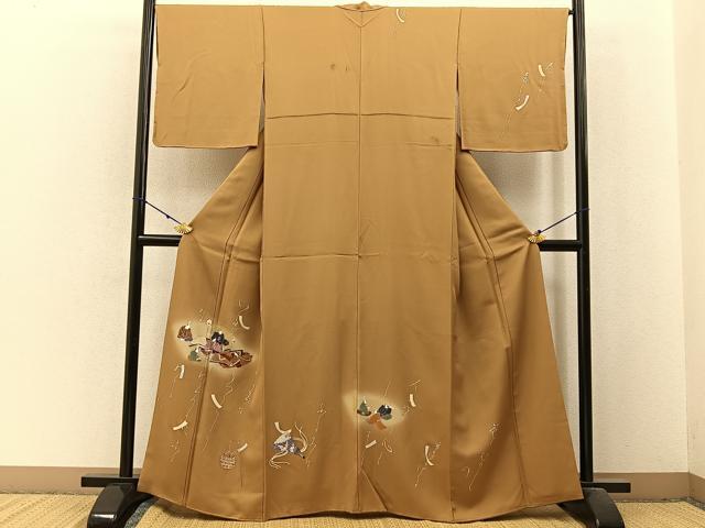 平和屋着物■訪問着　平安人物文　暈し染め　金彩　正絹　逸品　BAAX6343hj