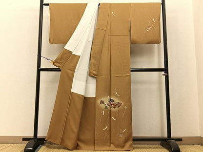 平和屋着物■訪問着　平安人物文　暈し染め　金彩　正絹　逸品　BAAX6343hj