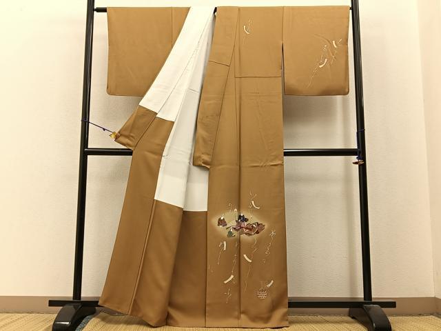 平和屋着物■訪問着　平安人物文　暈し染め　金彩　正絹　逸品　BAAX6343hj