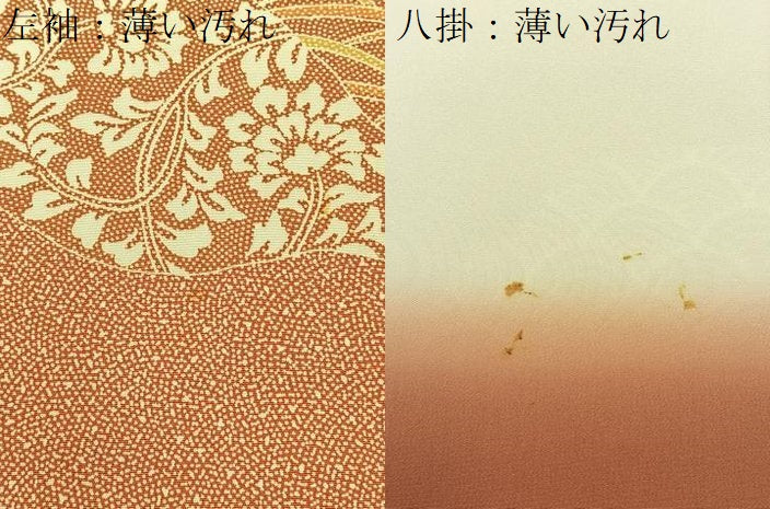 平和屋着物■訪問着　江戸小紋　道長更紗花文　鮫小紋柄　正絹　逸品　BAAX6345hj