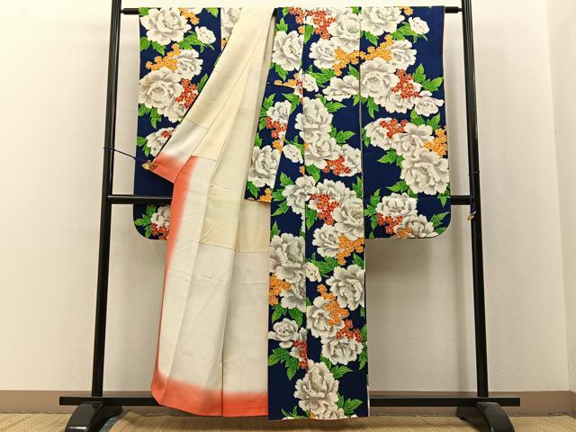 平和屋着物■豪華振袖　牡丹　金彩　正絹　逸品　BAAX6346hj