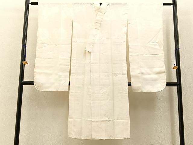 平和屋着物■振袖用長襦袢　無双仕立て　菊桐地紋　正絹　逸品　BAAX6351hj