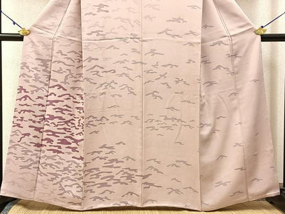 平和屋着物■訪問着　抽象文様　正絹　逸品　BAAX6359hj