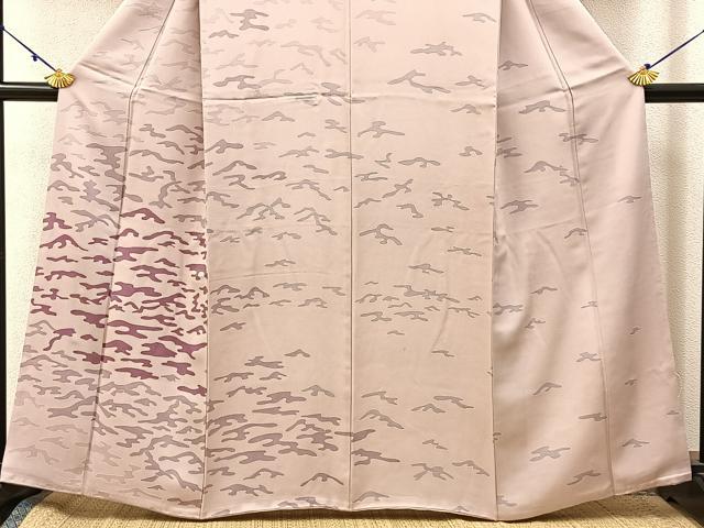 平和屋着物■訪問着　抽象文様　正絹　逸品　BAAX6359hj