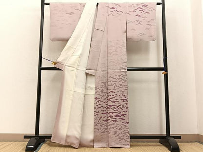 平和屋着物■訪問着　抽象文様　正絹　逸品　BAAX6359hj
