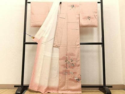 平和屋着物■訪問着　宝尽くし花文　正絹　逸品　BAAX6361hj