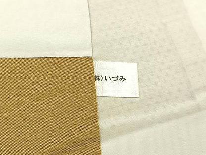平和屋着物■上質な紬　吉祥小絣　反端付き　正絹　逸品　BAAX6366hj