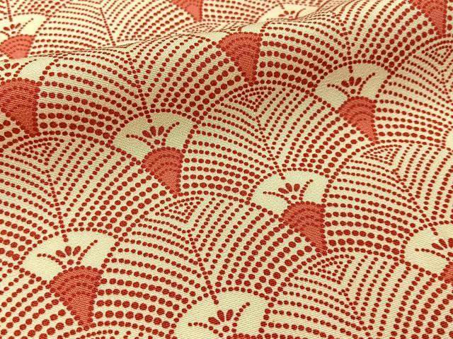 平和屋着物■上質な小紋　松葉青海波　正絹　逸品　未使用　BAAX6367hj