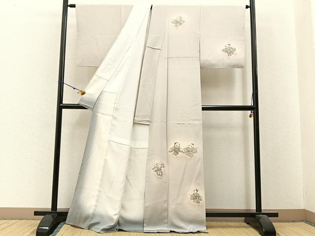 平和屋着物■訪問着　手描き　童子遊び　暈し染め　正絹　逸品　未使用　BAAX6374hj