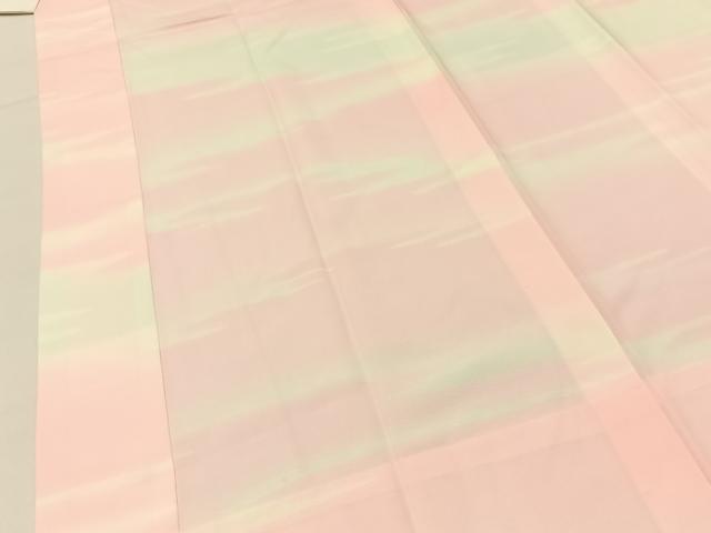 平和屋着物■長襦袢　無双仕立て　霞文　暈し染め　正絹　逸品　BAAX6379hj