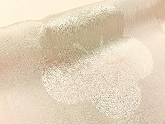 平和屋着物■長襦袢　無双仕立て　梅地紋　暈し染め　正絹　逸品　BAAX6380hj