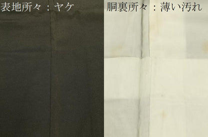 平和屋着物■豪華黒留袖　駒刺繍　飛鶴立波文　金彩　正絹　逸品　BAAX6382hj