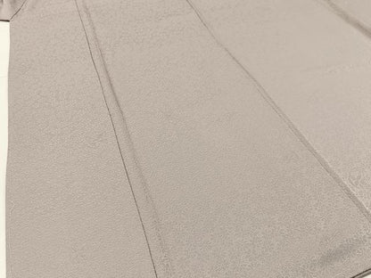 平和屋着物■上質な色無地　草花地紋　霞色　正絹　逸品　未使用　BAAX6397hj