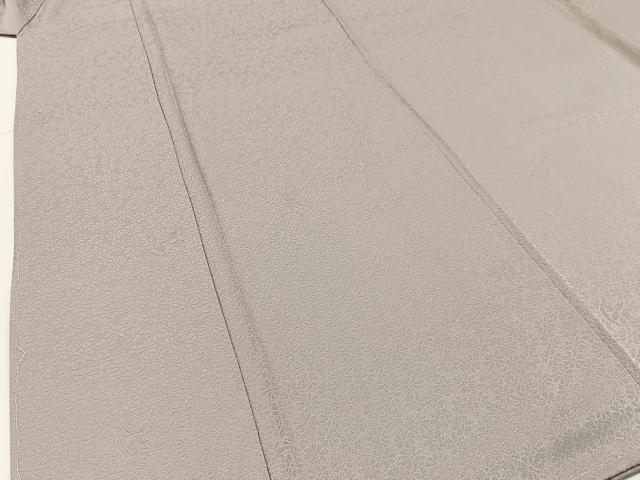 平和屋着物■上質な色無地　草花地紋　霞色　正絹　逸品　未使用　BAAX6397hj