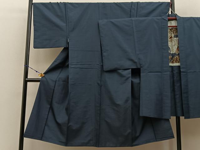 平和屋着物▼男性　本場大島紬　アンサンブル　80亀甲　総詰め　正絹　逸品　BAAX6413hj