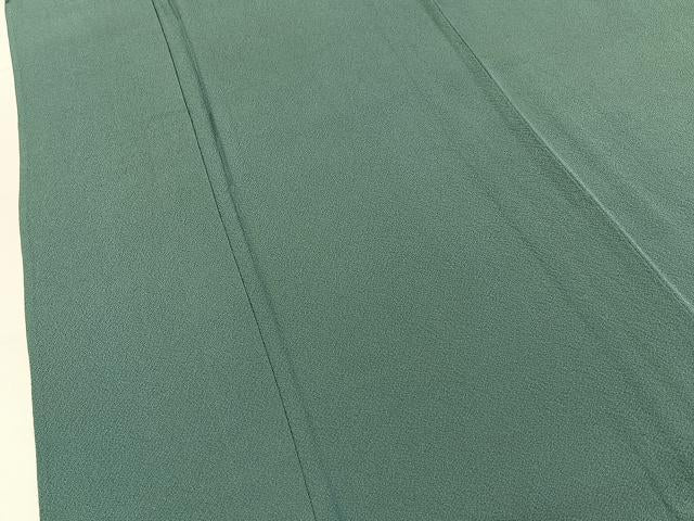 平和屋着物▽染色作家　草野一騎監修　色無地　単衣　薄青色　正絹　逸品　BAAX6428hj
