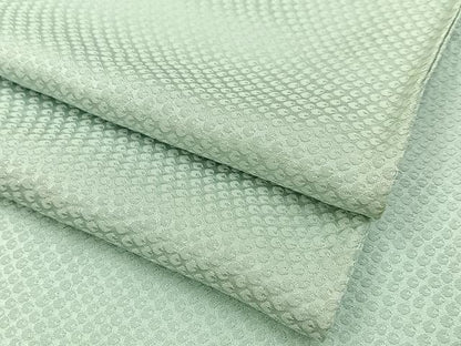 平和屋着物▽上質な小紋　単衣　鹿の子地紋　暈し染め　正絹　逸品　BAAX6438hj