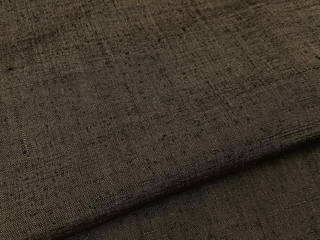平和屋着物●男性　紬　アンサンブル　長襦袢(無双仕立て)セット　単衣　栗色　正絹　逸品　未使用　BAAX6443hj