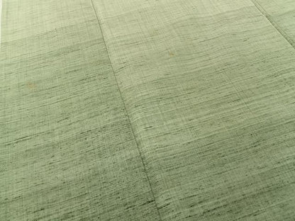 平和屋着物▽訪問着　単衣　紬地　霞文　三越扱い　正絹　逸品　BAAX6447hj