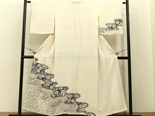 平和屋着物■訪問着　辻が花　正絹　逸品　BAAX6472hj