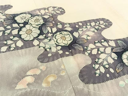 平和屋着物■訪問着　辻が花　正絹　逸品　BAAX6472hj