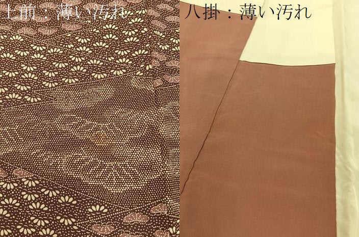 平和屋着物■江戸小紋　松　正絹　逸品　BAAX6485hj