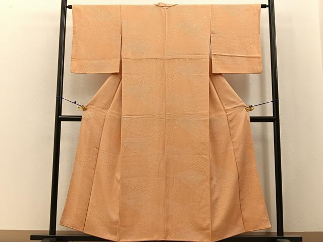 平和屋着物■江戸小紋　切嵌寄せ小紋柄　正絹　逸品　BAAX6493hj