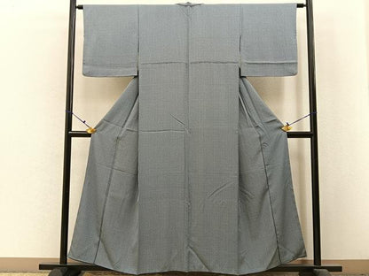 平和屋着物■江戸小紋　幾何学文様　正絹　逸品　BAAX6495hj