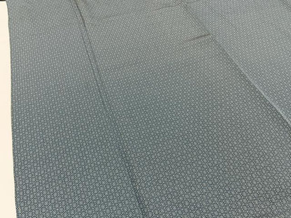 平和屋着物■江戸小紋　幾何学文様　正絹　逸品　BAAX6495hj