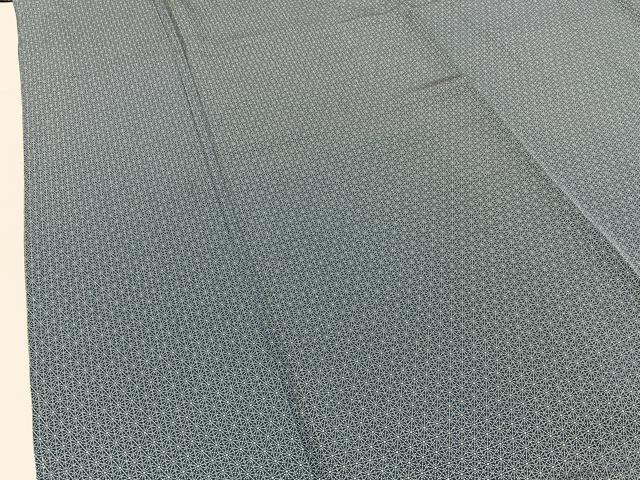 平和屋着物■江戸小紋　幾何学文様　正絹　逸品　BAAX6495hj