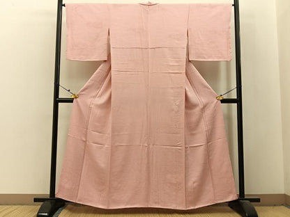 平和屋着物■上質な色無地　有職花地紋　虹色　正絹　逸品　未使用　BAAX6499hj