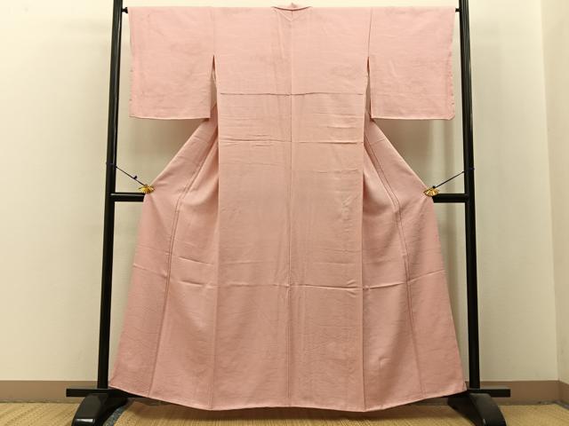 平和屋着物■上質な色無地　有職花地紋　虹色　正絹　逸品　未使用　BAAX6499hj