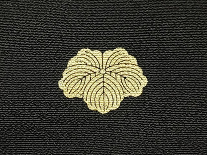 平和屋着物■豪華黒留袖　地紙飛鶴花文　暈し染め　金銀彩　正絹　逸品　BAAX6513hj
