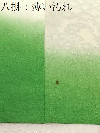 平和屋着物■上質な小紋　型染め　流水草花文　正絹　逸品　BAAX6522hj