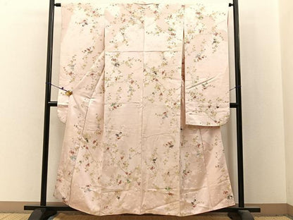 平和屋着物■豪華振袖　寿光織　鳳凰草花文　金銀糸　正絹　逸品　BAAX6528hj