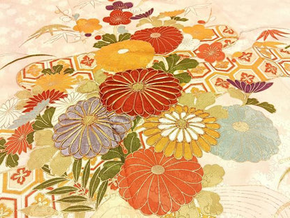 平和屋着物■豪華振袖　駒刺繍　松竹梅　流水草花文　金彩　正絹　逸品　BAAX6539hj