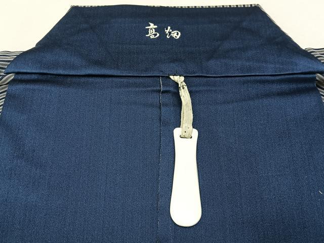 平和屋着物●男性　行灯袴　縞　正絹　逸品　BAAX6551hj