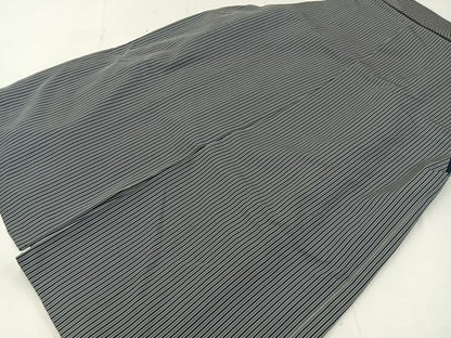 平和屋着物●男性　行灯袴　縞　正絹　逸品　BAAX6551hj