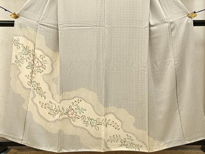 平和屋着物■訪問着　辻が花　手描き　絞り　正絹　逸品　BAAX6554hj
