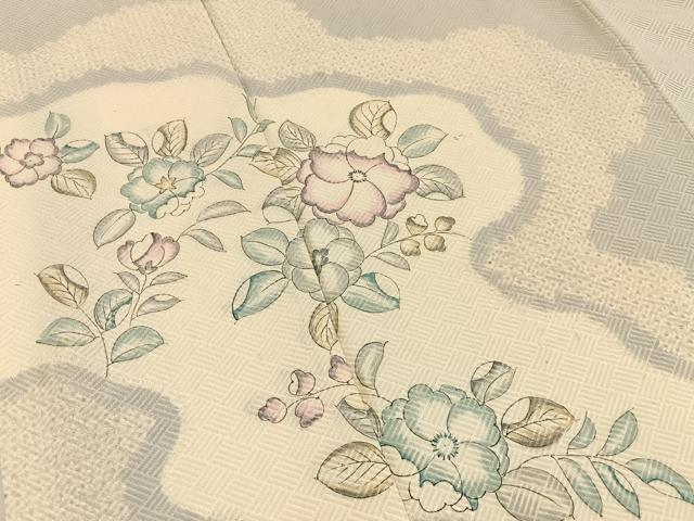 平和屋着物■訪問着　辻が花　手描き　絞り　正絹　逸品　BAAX6554hj