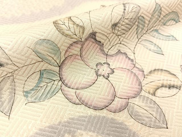 平和屋着物■訪問着　辻が花　手描き　絞り　正絹　逸品　BAAX6554hj