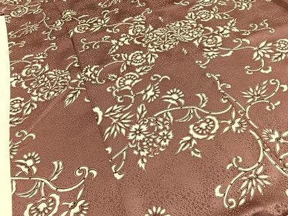 平和屋着物■上質な小紋　更紗花唐草文　三越扱い　正絹　逸品　BAAX6560hj