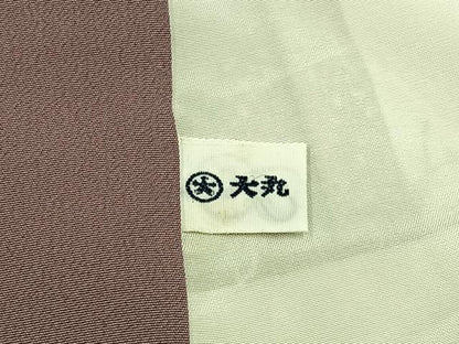 平和屋着物■上質な小紋　あられ文様　大丸扱い　正絹　逸品　BAAX6578hj