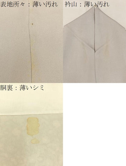 平和屋着物■訪問着　草花文　正絹　逸品　BAAX6585hj