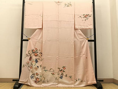 平和屋着物■訪問着　友禅　作家物　童子遊び　暈し染め　正絹　逸品　BAAX6595hj