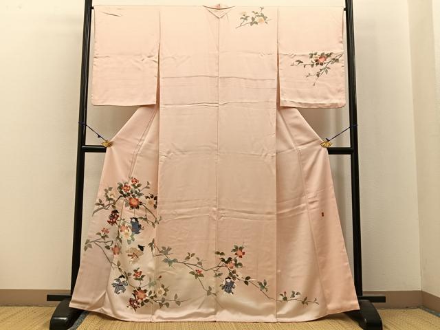 平和屋着物■訪問着　友禅　作家物　童子遊び　暈し染め　正絹　逸品　BAAX6595hj